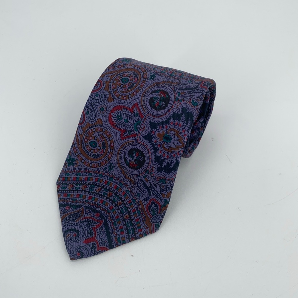 Liberty Tie Men One Size Colorful Patterned Silk Classic Luxury Necktie USA Made